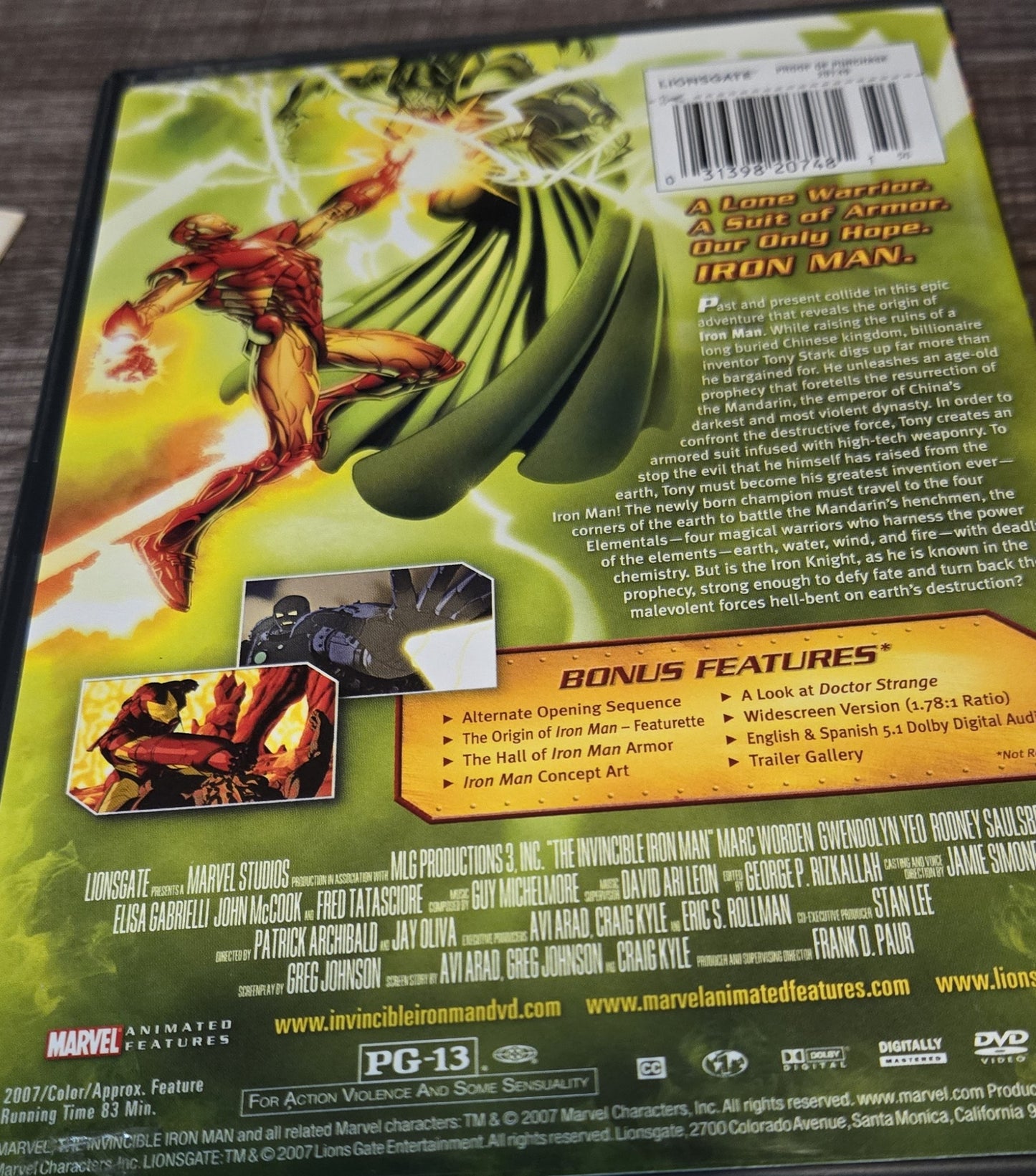 Iron Man (His 1st Animated Movie)